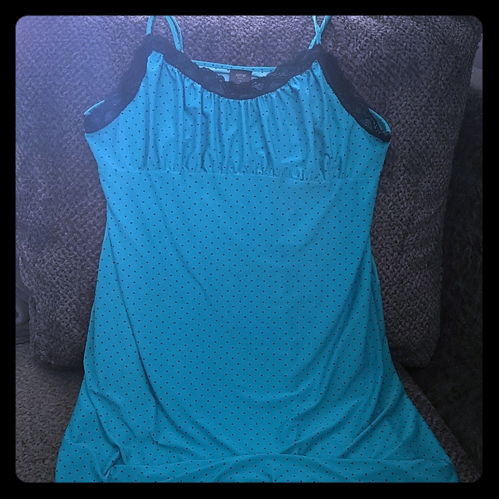 Turquoise sleepwear